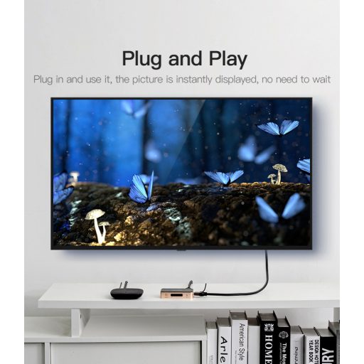 Vention HDMI (5be-1ki, fekete&arany), switcher acdg0 (RR)