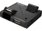   Sandberg USB-A -> 4*USB-A, (fekete,kihajtható csatlakozók), hub