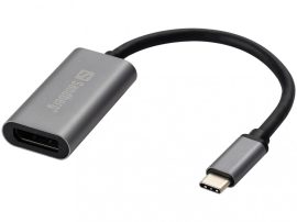 Sandberg USB-C -> DisplayPort, (Aluminium), konverter