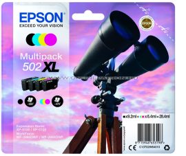 EPSON T02W6 PATRON MULTIPACK 502XL (EREDETI) Termékkód: C13T02W64010 Epson WorkForce WF-2860DWF  Epson WorkForce WF-2865DWF  Epson XP-5100  Epson XP-5105