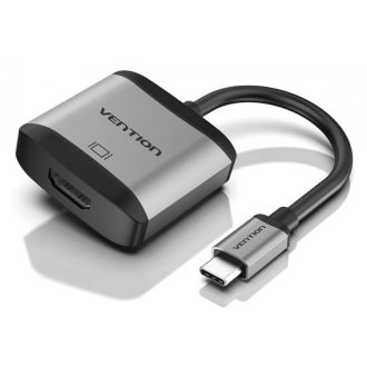   Vention USB-C -> HDMI/USB3.0*3/TF/SD/RJ45/3.5mm/PD  (0,15m Szürke Aluminum Ötvözet), Dokkoló (RR)