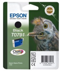 Epson T0791 Patron Black 11ml (Eredeti) Termékkód: C13T07914010