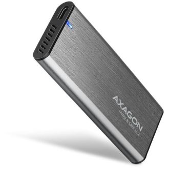   Axagon - EEM2-SG2 SuperSpeed+ USB-C - M. 2 NVMe & SATA SSD RAW box Grey (EEM2-SG2) (RR)