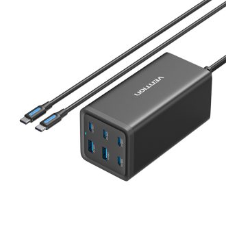   Vention USB (6-Portos, asztali, fekete), töltő FENB0-EU (RR)