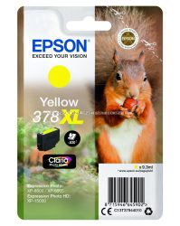Epson T3794 Patron Yellow 9,3ml 378XL (Eredeti) 	C13T37944010