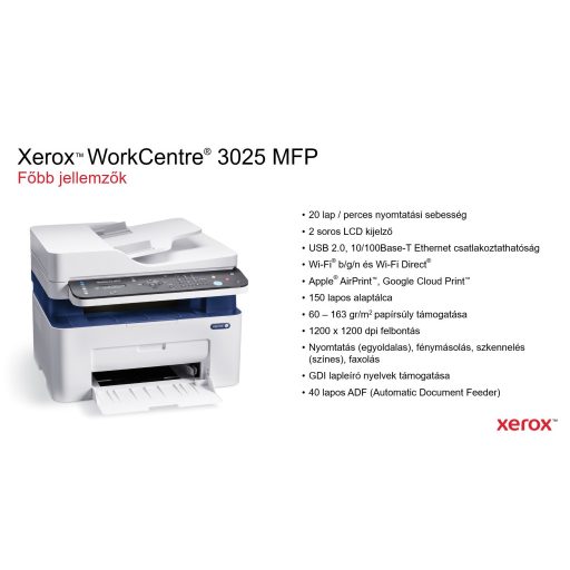 Xerox WorkCentre 3025 ADF MFP