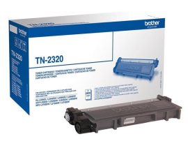 TN2320 Lézertoner HL L2300D, DCP L2500D nyomtatókhoz, BROTHER fekete, 2,6k TN 2310 TN 2320 TN-2320 TN-2310 Eredeti kellékanyag