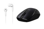   Genius MH-7018 wireless mouse Black + In-ear Headset White (Gyártói cikkszám: 31280006401)