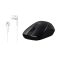 Genius MH-7018 wireless mouse Black + In-ear Headset White (Gyártói cikkszám: 31280006401) (RR)