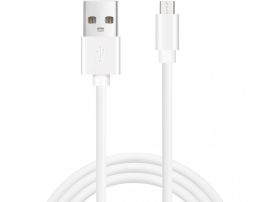 Sandberg Micro USB -> USB-A , (szinkronizáló- és töltő kábel,fehér), 1m, kábel