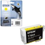 Epson T7604 Patron Yellow 26ml (Eredeti) 	C13T76044010