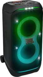 JBL PartyBox Stage 320 Bluetooth hangszóró – erőteljes hangzás és dinamikus fényshow JBL PartyBox Stage 320 – Nagyteljesítményű Bluetooth hangszóró bulikhoz