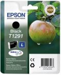   Epson T1291 Tintapatron Stylus SX420W, SX425W, SX525WD nyomtatókhoz, EPSON fekete, 11,2ml Eredeti kellékanyag
