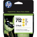 HP 3ED79A Patron 3Pack Yellow 29ml No.712 (Eredeti) HP 3ED79A Patron 3Pack Yellow 29ml No.712 (Eredeti)