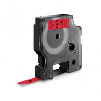   Utángyártott DYMO D1 40917 9mm x 7m piros-fekete #S0720720 /FU/