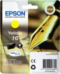   Epson T1624 eredeti festékpatron EXTRA nagy kapacitás WF2010W WF2510WF WF2520NF WF2530WF WF2540WF T1624 4010 Tintapatron Workforce WF2540WF nyomtatóhoz, EPSON fekete, 5,4ml Termékkód: C13T16244012