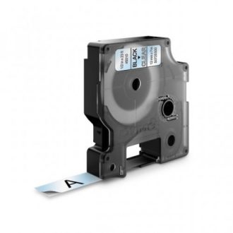   Utángyártott DYMO D1 45010 12mm x 7 m átlátszó-fekete 45010  #S0720500