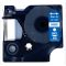 Utángyártott DYMO D1 45026 12mm x 7 m fehér-kék