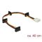 DeLock Cable USB 2.0 Type-A male > USB 2.0 Mini-B male 0,5m transparent (Gyártói cikkszám: 83904)