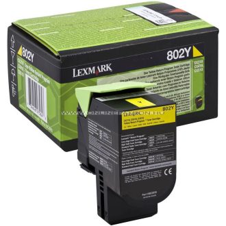 Lexmark-CX310410510-Return-Toner-Yellow-1K-Eredeti-80C20Y0-