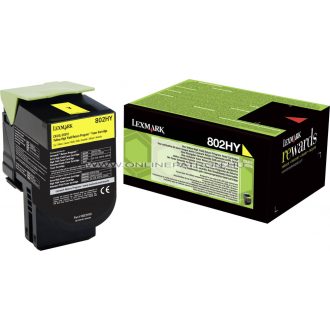 Lexmark-CX410510-High-Return-Toner-Yellow-3K-Eredeti-80C2HY0-