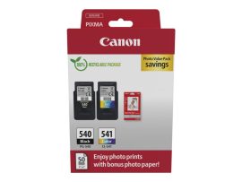 Canon PG-540 (1x8 ml) + CL-541 (1x8 ml) + 50 lap GP501 10x15 fényes fotópapír Multipack