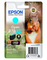 Epson T3792 Patron Cyan 9,3ml 378XL (Eredeti) 	C13T37924010