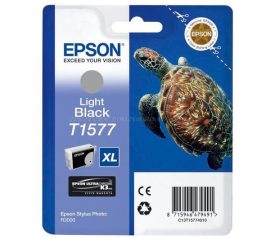 Epson T1577 Patron Light Black 26ml (Eredeti) Stylus Photo R3000 