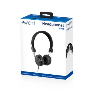 Fejhallgató Ewent EW3573 (3.5 mm) Fekete (RR)