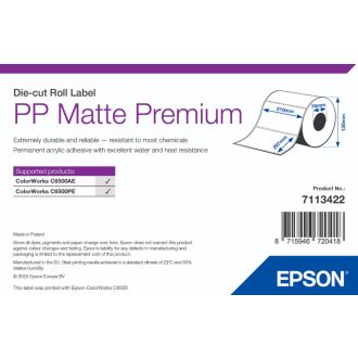   Epson PP Matte Premium címke 210mm*297mm, 184 címke/tekercs