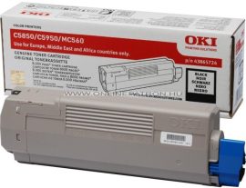 Oki C5850,5950 Toner Black 8k (Eredeti) 43865724 Oki C5850 Oki C5850DN Oki C5850N Oki C5950 Oki C5950CDTN Oki C5950DN Oki C5950DTN Oki C5950N Oki MC560DN Oki MC560N