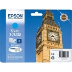   Epson 70324010 Tintapatron Workforce Pro 4000, 4500 sorozat nyomtatókhoz, EPSON kék, 9,6 ml eredeti