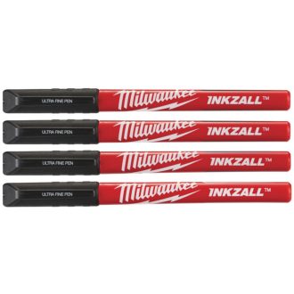  Milwaukee Inkzall tűhegyű jelölőfilc készlet - 4 db-os, fekete (48223164)