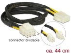 DeLock Cable USB 2.0 Type-A male > USB 2.0 Mini-B male 0,5m transparent (Gyártói cikkszám: 83904)