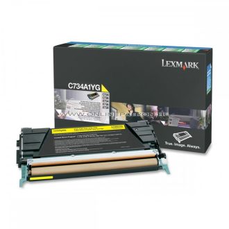 Lexmark-C734X734-Return-Toner-Yellow-6K-Eredeti-C734A1YG-
