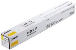 CANON C-EXV 51-L TONER YELLOW (EREDETI) Termékkód: 0487C002AA Szín: Yellow Oldalkapacitás: 20 000 oldal iRAC5535i,iRAC5540i,iRAC5550i,iRAC5560i