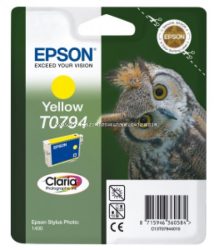 Epson T0794 Patron Yellow 11ml (Eredeti) Termékkód: C13T07944010