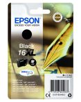   Epson T1631 Patron Black 12,9ml 16XL (Eredeti)  	C13T16314012