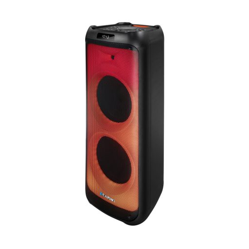 BLAUPUNKT PB12DB Bluetooth party hangszóró, karaoke, 2 db mikrofon, LED, 1600W, Fekete (RTVBLAS017) Gyártói cikkszám: PB12DB (RR)