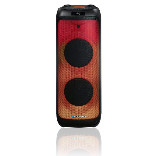 BLAUPUNKT PB12DB Bluetooth party hangszóró, karaoke, 2 db mikrofon, LED, 1600W, Fekete (RTVBLAS017) Gyártói cikkszám: PB12DB (RR)