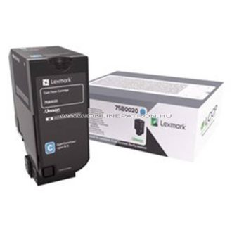 Lexmark-CSCX727CS728-Toner-Cyan-10K-Eredeti-75B0020-
