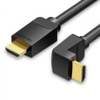 Vention HDMI, ( 90 Fokos, jobbra), 2m, kábel