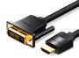 Vention HDMI -> DVI, (fekete), 3m, kábel