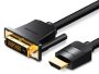 Vention HDMI -> DVI, (fekete), 5m, kábel