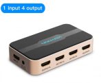 Vention HDMI Splitter (1be-4ki, 4K@30Hz arany-fekete)