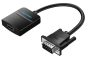   Vention VGA -> HDMI/ Micro USB-B/F /3.5mm/F, (fekete), 0,15m, konverter
