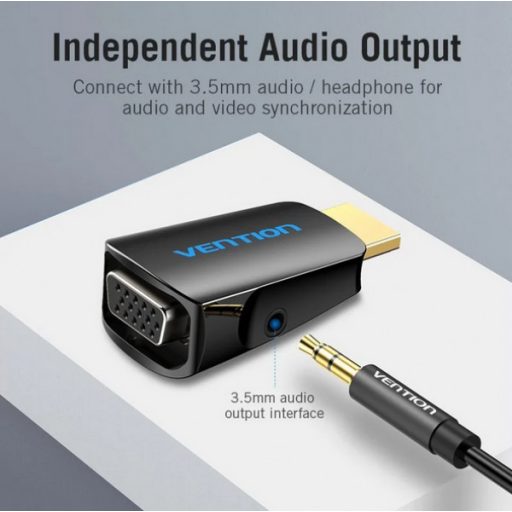 Vention HDMI/M -> VGA (3.5mm audioval), konverter