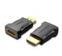 Vention HDMI/M -> HDMI/F (4K,fekete), adapter