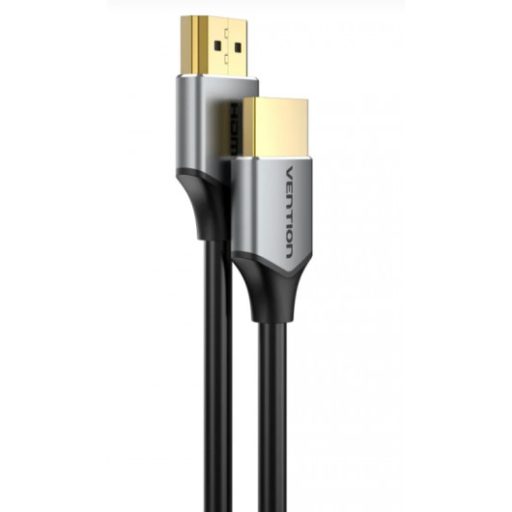 Vention HDMI/M -> HDMI/M,  (ultravékony,szürke alu), 2m, kábel