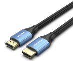 Vention HDMI/M -> HDMI/M (4K, HD, Alu, kék), 2m, kábel